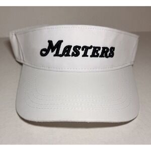 Masters Golf Visor Ahead USA White Augusta National Adjustable Strap Hat